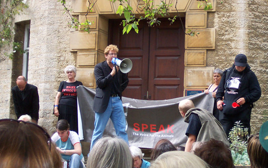Oxford University Anti-Vivisection Demo, 2003